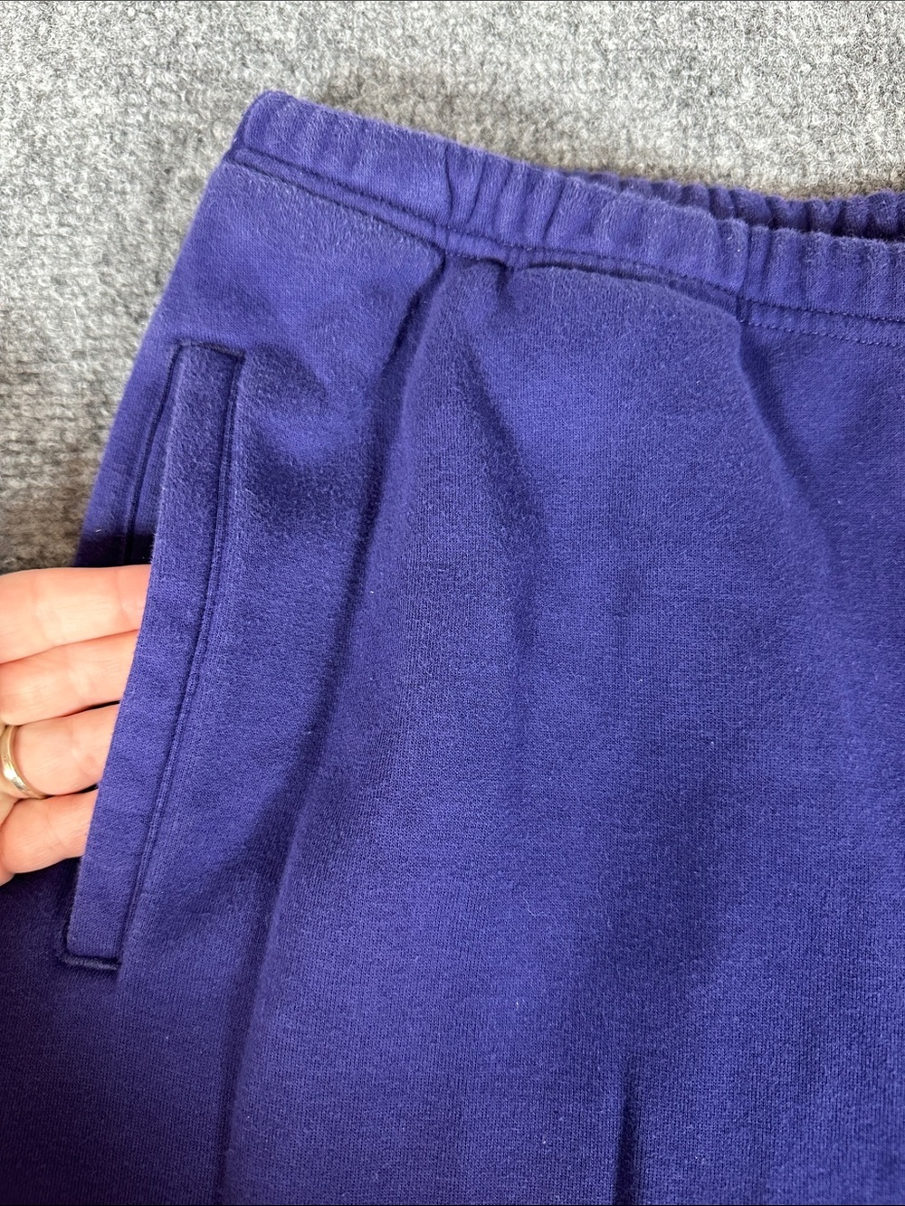 SKIMS Cotton Fleece Jogger Concord Women’s Size Large - Picture 6 of 11